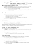 Daily Notes and Practice on Mechanics