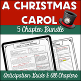 A Christmas Carol - Anticipation Guide & Chapter Packs for Entire Novel