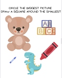 Pre-K & Kindergarten Activity pages