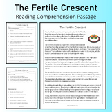 The Fertile Crescent Reading Comprehension Passage Printable Worksheet