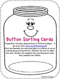 Button Sorting Math Center or Station