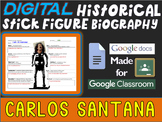 CARLOS SANTANA Digital Historical Stick Figure Biography (MINI BIOS)