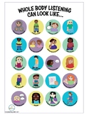 Whole Body Listening Strategies Poster