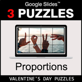 Ratios & Proportions - Google Slides - Valentine's Puzzles