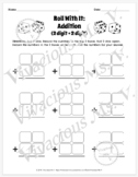 Roll With It: Addition (2 digit + 2 digit)