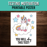 You Will Slay This Test - Motivational Testing Poster - Printable Inspiration
