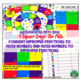 Improper Fractions Mixed Numbers Game Activity Intervention