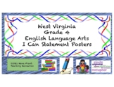 West Virginia Grade 4 ELA I Can Statement Posters
