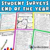 Teacher Report Card From Students Fun End of the Year Student Survey Activities