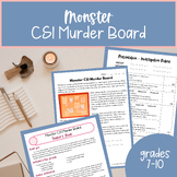 Walter Dean Myers MONSTER Project | CSI Murder Board | Unit Assessment