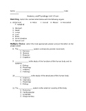 A&P Unit 1 Exam