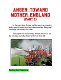 "Anger Toward England (Part 2)" + Multiple Choice Worksheet