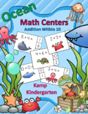 Ocean Friends Addition Within 10 Clip Cards Math Centers