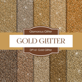 Digital Papers - Gold Glitter Paper (DP161)
