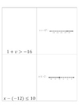 Graphing Inequalities Scavenger Hunt