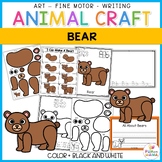 Brown Bear Craft Great For Bear Snores On