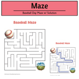 Baseball Maze | Sports | Physical Education | Early Finishers 