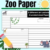 Zoo Paper for Animal Informative Writing or Narrative about Class Field Trips