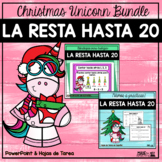 La Resta hasta 20 Bundle | Spanish Activities
