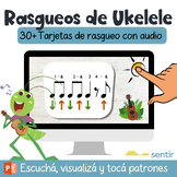 Patrones de Rasgueo para Ukelele y Guitarra | PowerPoint Interactivo + Audio