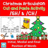 Christmas /SH/ & /CH/ Articulation Craft Activity with Tree and Presents