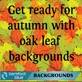 Oak Leaves Autumn Backgrounds/Digital Paper