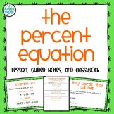 Percent Equation Pack: 7.RP.3