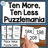 Ten More Ten Less Place Value Puzzles