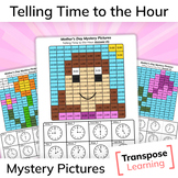 Mothers Day Pixel Art Mystery Pictures | Telling Time to the Hour