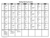 Monthly Cleaning Schedule