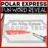 Polar Express Day Christmas Art Project | REVEAL A SECRET WORD or PHRASE!