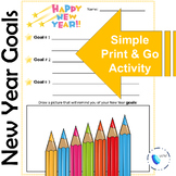 Simple Print & Go New Year Activity: New Year Goals