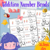 addition number bonds up to 10 with picture