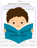 Author's Purpose Concept Sort