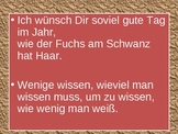 Zungenbrecher (Tongue Twisters in German)