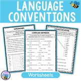 Language Conventions Worksheets