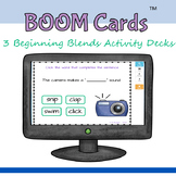 Boom Cards - 3 Beginning Blends Digital Activities