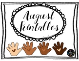 A Playful Year- August Printables