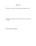 Writing About Your Goal