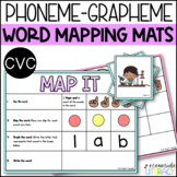 Orthographic Mapping - Word Mapping - Short Vowel Center  - CVC Sound Mats