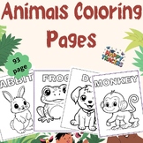 93 Animals Coloring Pages | Fun & Easy Animal Worksheets for Kids