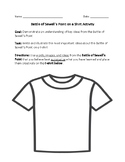 Battle of Sewell's Point on a Shirt Activity