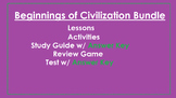 Beginnings of Civilization Unit Bundle
