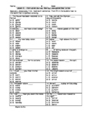 Unit 2 Fifth Grade Journeys Multiple-Choice Spelling Tests