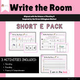Write the Room: Short E CVC Pack (3 Science of Reading aligned Activities!)