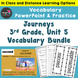 3rd Grade Journeys Vocabulary Slide Shows, Unit 5 - Distance Learning