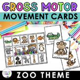 Zoo Speech Therapy Themed Gross Motor Movement Cards