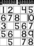 Missing Number Cards