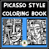Picasso Inspired Magic: Set of 18 Coloring Pages for the Classroom