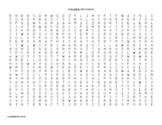 "Managing Information" Word Search for a Business Course
